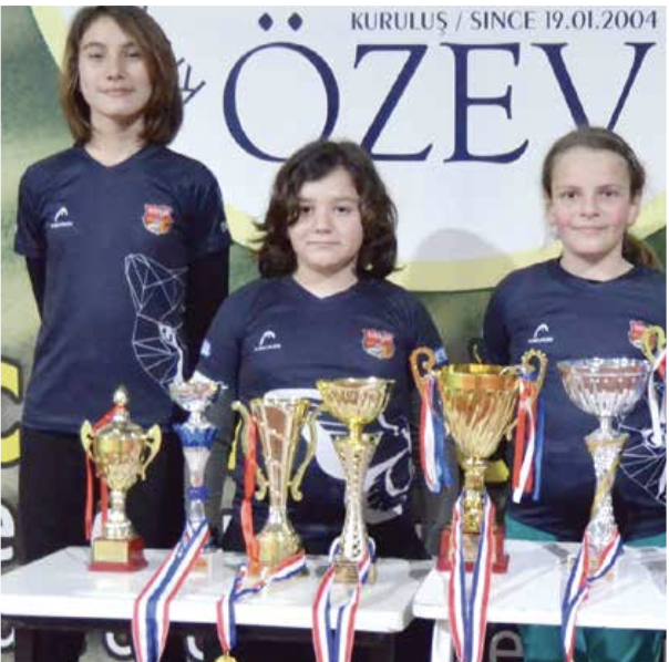 ÖZEV Spor Kulübü sporcuları